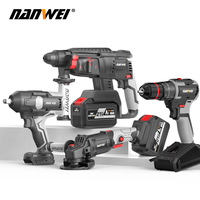 Power tool set Large capacity battery Electric screwdriver/hammer drill/electric wrench/angle grinder Multifunction