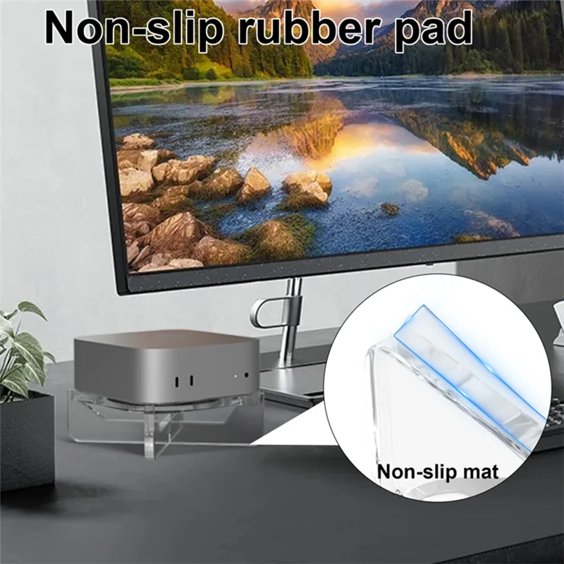 

Stable Performance-For Mac Minim4 Desktop Support Base For Studio Max Storage Bracket Desktop Support Base