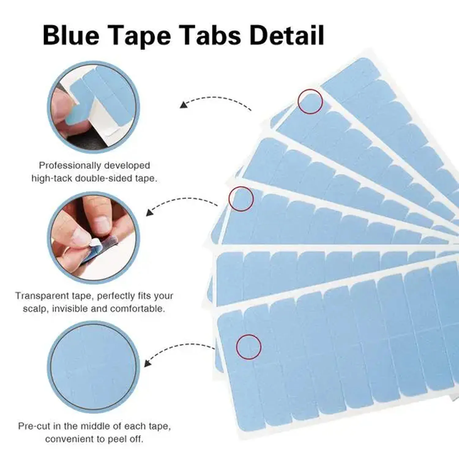 100 шт., лента для наращивания волос, двухсторонняя сменная лента для наращивания волос, клейкие ленты для наращивания волос, наращивание волос
