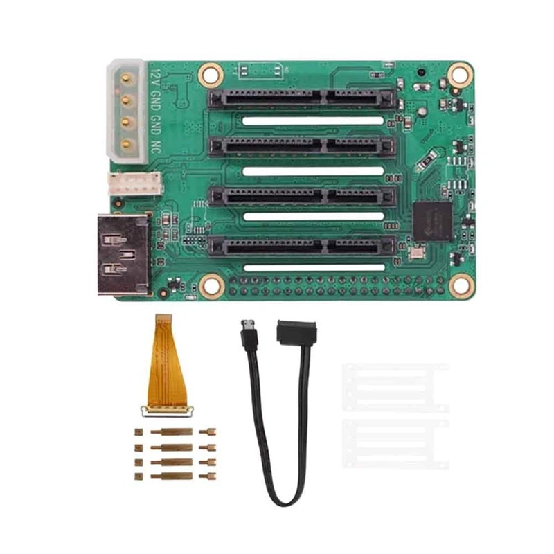 لوحة توسيع لـ 5 قبعات - ما يصل إلى 5 قبعات قرصية لـ RPI 5-ABVP #2