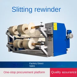 Automatic Paper Slitting Rewinder PVC Adhesive Sticker Winder Web Strip Cutting Machine Non-Woven Fabric Dividing and Cutting