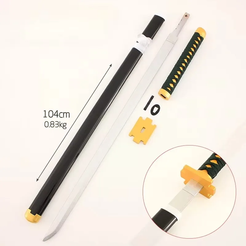 104Cm Okkotsu Yuta Wapen Samurai Jujutsu Kaisen Anime Perifeer Zwaard Houten Abs Katana Wapen Cool Model Cosplay Collecties
