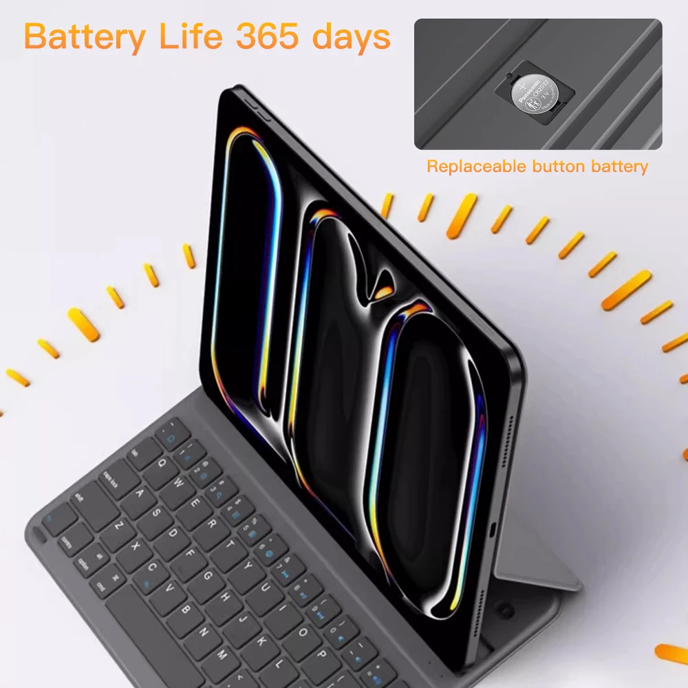 Magic Keyboard Magnetic for iPad 11th 10th Bluetooth Keyboard Wireless for IPad Air 4 5 6 Pro 11 Tablet Smart Case Spanish cover