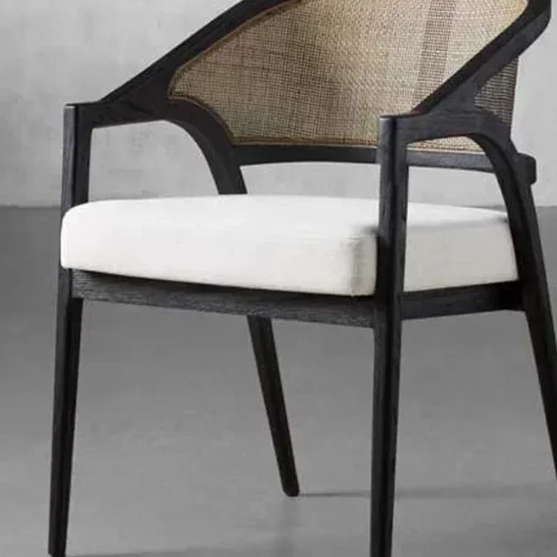 كرسي فردي فاخر منتصف القرن أثاث حديث كراسي غرفة المعيشة دباغة الطعام كرسي غرفة نوم جاردين الذراع Sillones الفناء #2