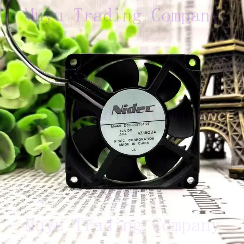 FOR Nidec D05U-12TS1 09 DC 12V 0.06A 50x50x10mm 2-Wire Server Cooling Fan