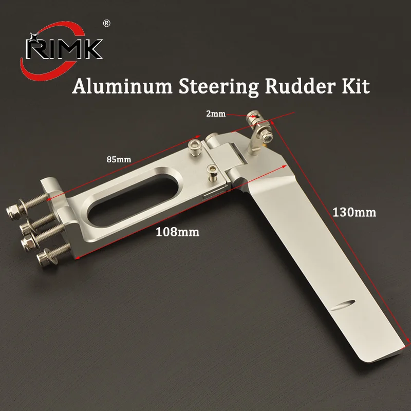 

Steering Rudder Kit Aluminum 108x130mm Water Pickup Inlet for ElectricGasoline Nitro RC Boat Speed MONO vee Oval Boat 1pc