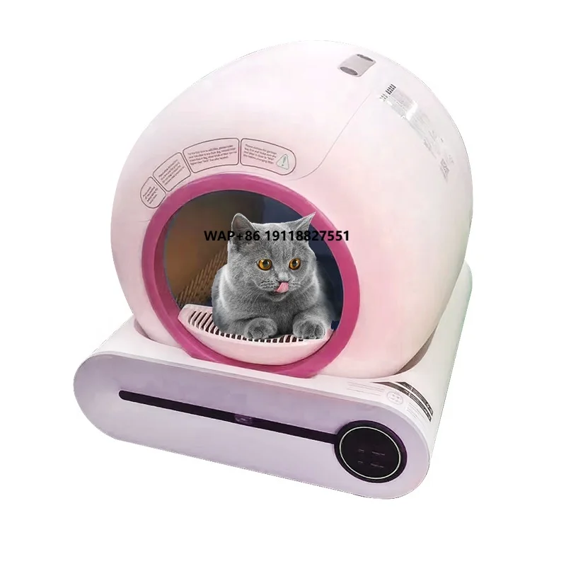 

Wholesale Large Plastic Cat Box Tray Smart Stainless Steel Self-Cleaning Automatic APP Control WIFI Easy Clean Feature