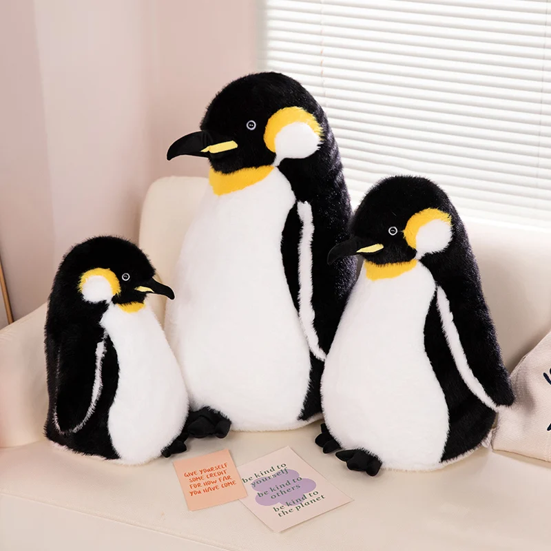 Kawaii huggable pinguim gordo pelúcia macio brinquedos bonitos, brinquedos de animais de pelúcia, boneca do bebê, brinquedo das crianças, presente de aniversário para crianças, meninas