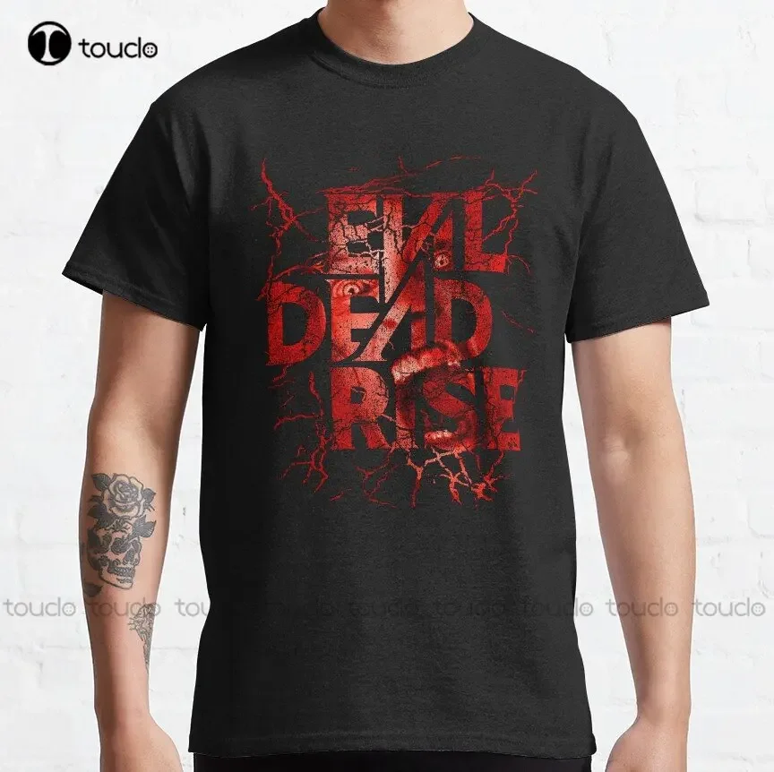 Evil Dead Rise Movie, Evil Dead Rise  Classic T-Shirt Men'S Novelty T-Shirts Printed Tee Custom Gift Xs-5Xl Streetwear