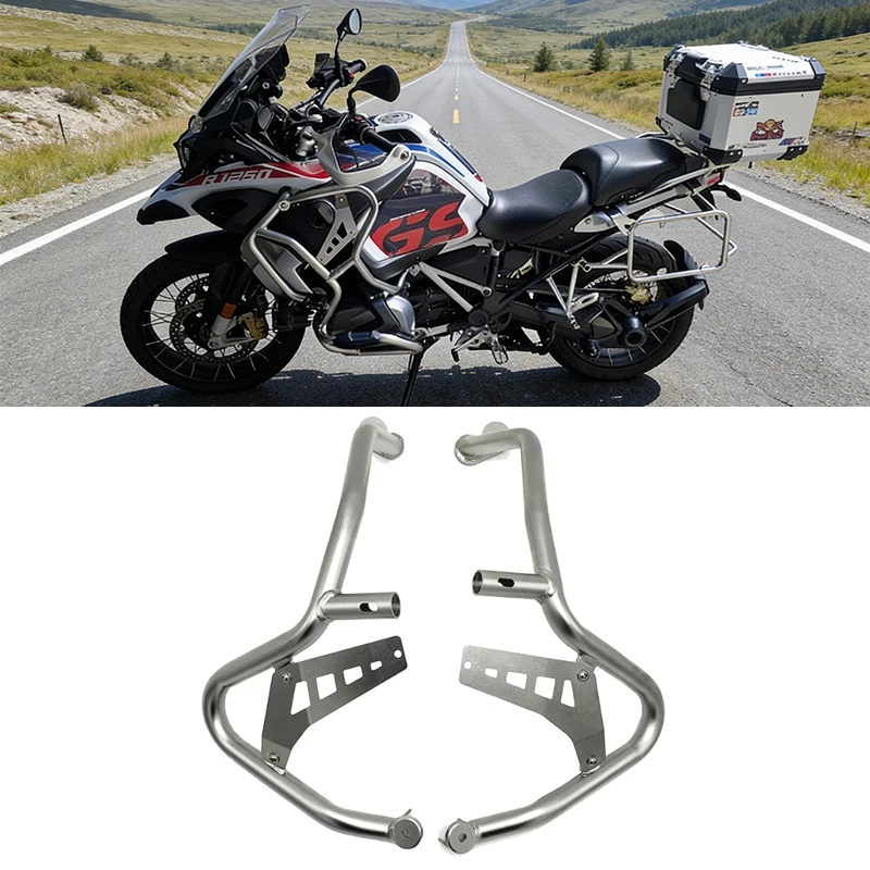 R1250GSA Engine Highway Guard Crash Bar Bumper Frame Protection For BMW R1250GS LC ADV Adventure R 1250 HP 2019-2023 2022 2021