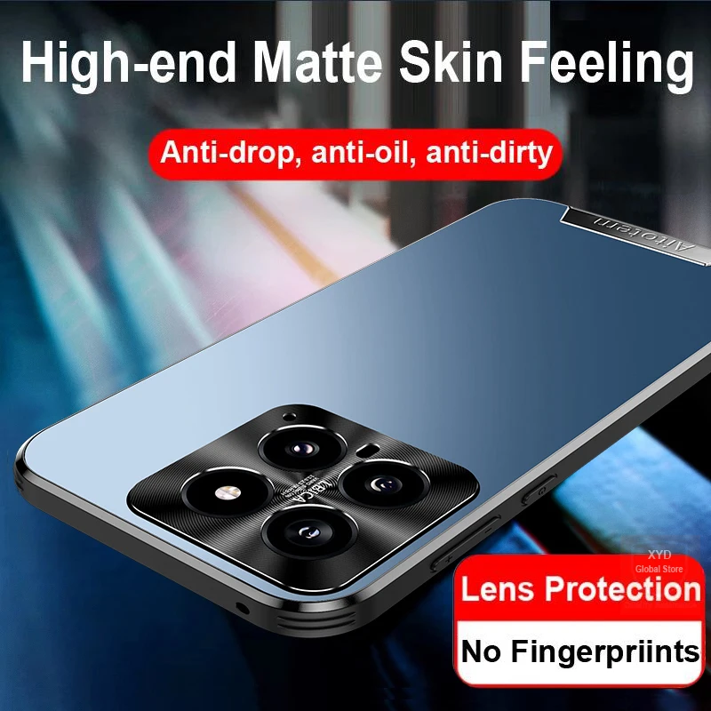 High End For Xiaomi 15 Pro Case Frosted Matte Skin Brand Phone Back Case For Xiaomi 15 Pro Mi Mi15 Cover Shell Bumper Bag Funda