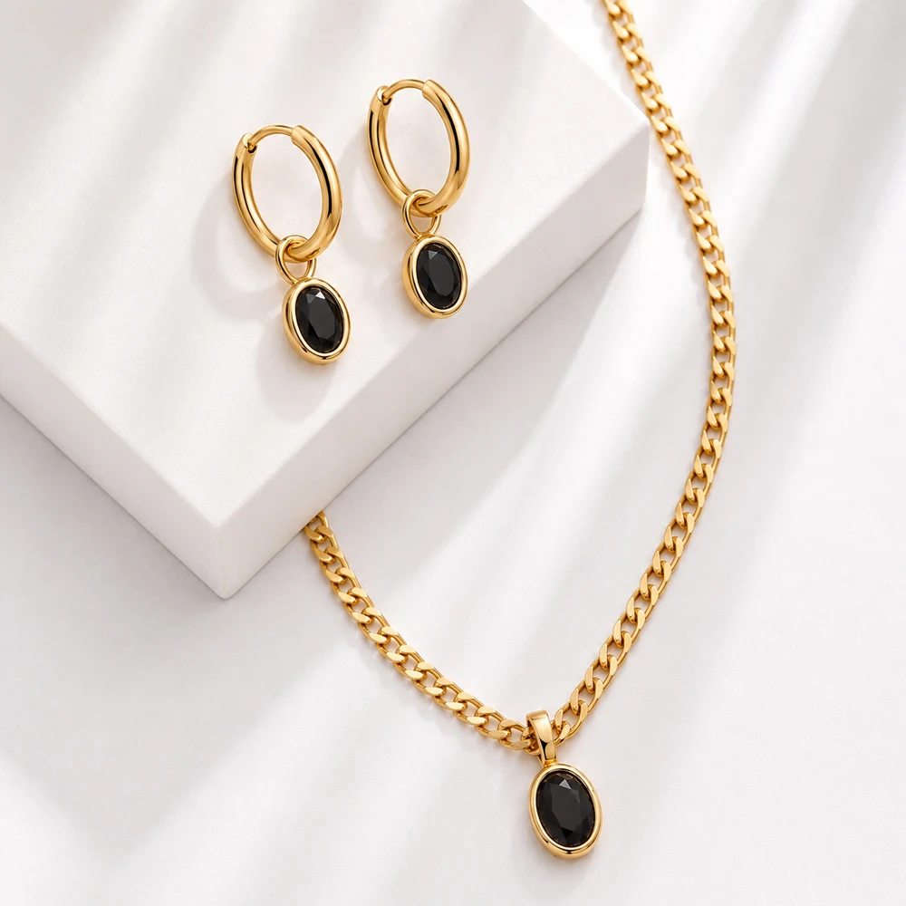 Conjunto de Joias com Pingente - Women Fashion Necklace avaliação e preço