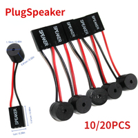 10/20pcs Mini Plug Speaker Miniature Speaker Kit for PC BIOS & Motherboard Computer Motherboard  Beep Alarm Speaker Kit