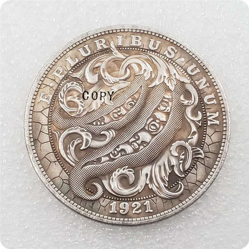 عملة نيكل هوبو ، 1921P ، دولار مورغان ، نوع # 40_ هوبو