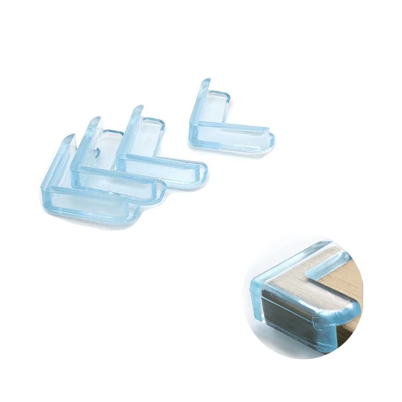 1pcs Baby Safety Corner Transparent Anti-Collision Angle Guard Edge Protection Cover Children Safe For Desk Table NS