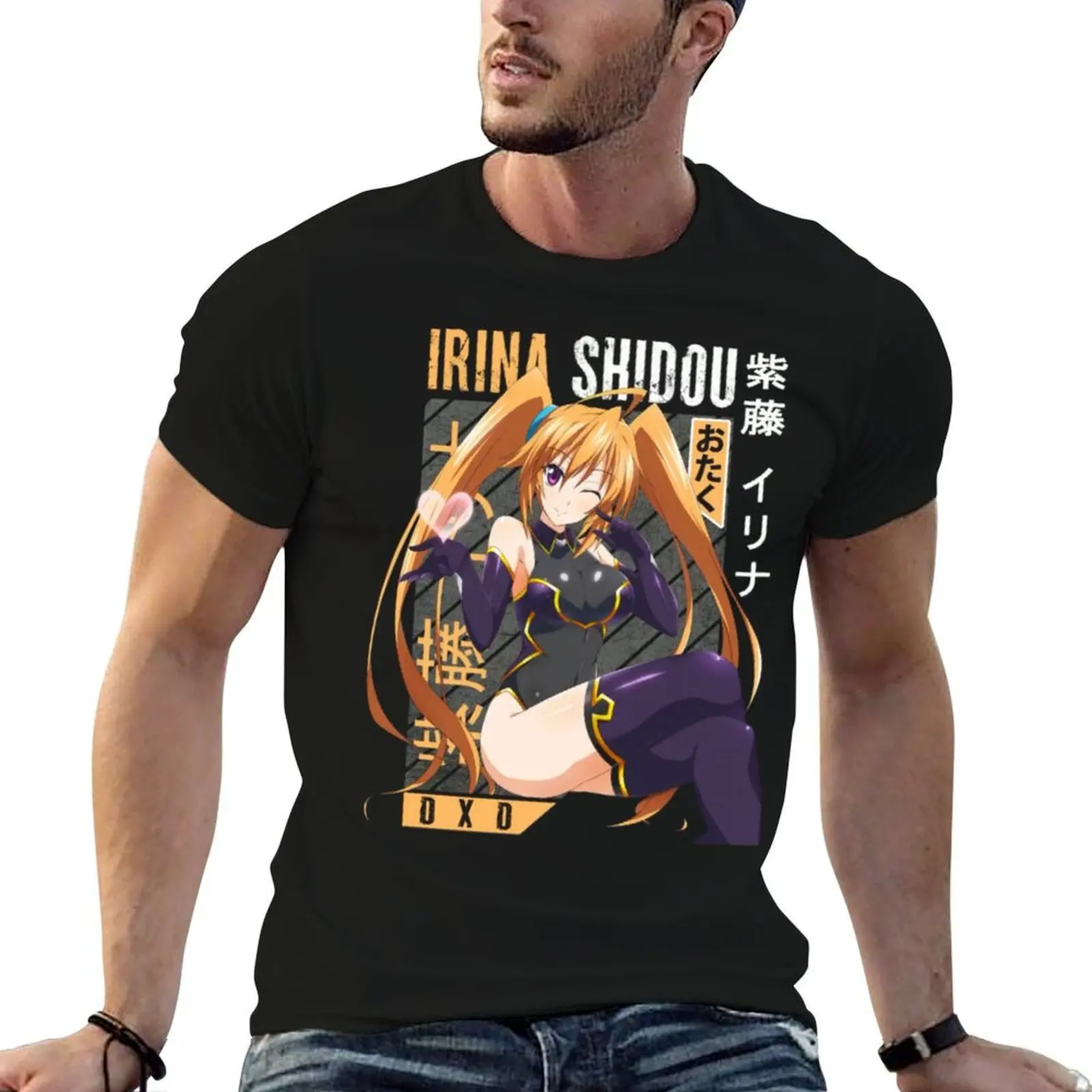 Irina Shidou T-Shirt Funny t-shirt hippie clothes plain black t shirts men