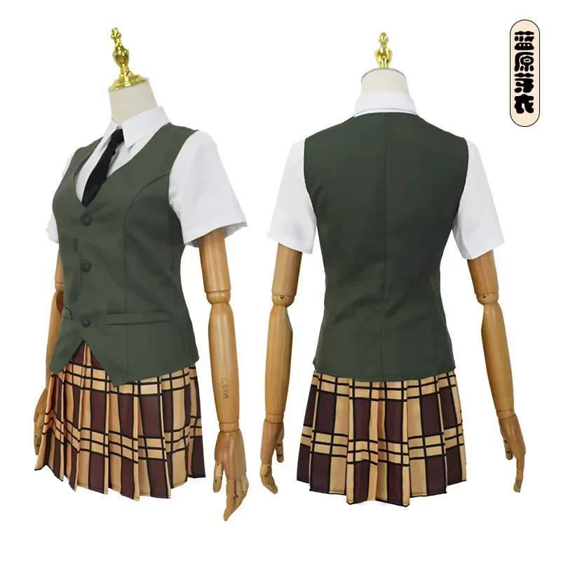 Women JK School Uniform Anime Citrus Cosplay Costume Aihara Mei Yuzu Halloween Party Shirt Skirt Tie Socks Suit B12