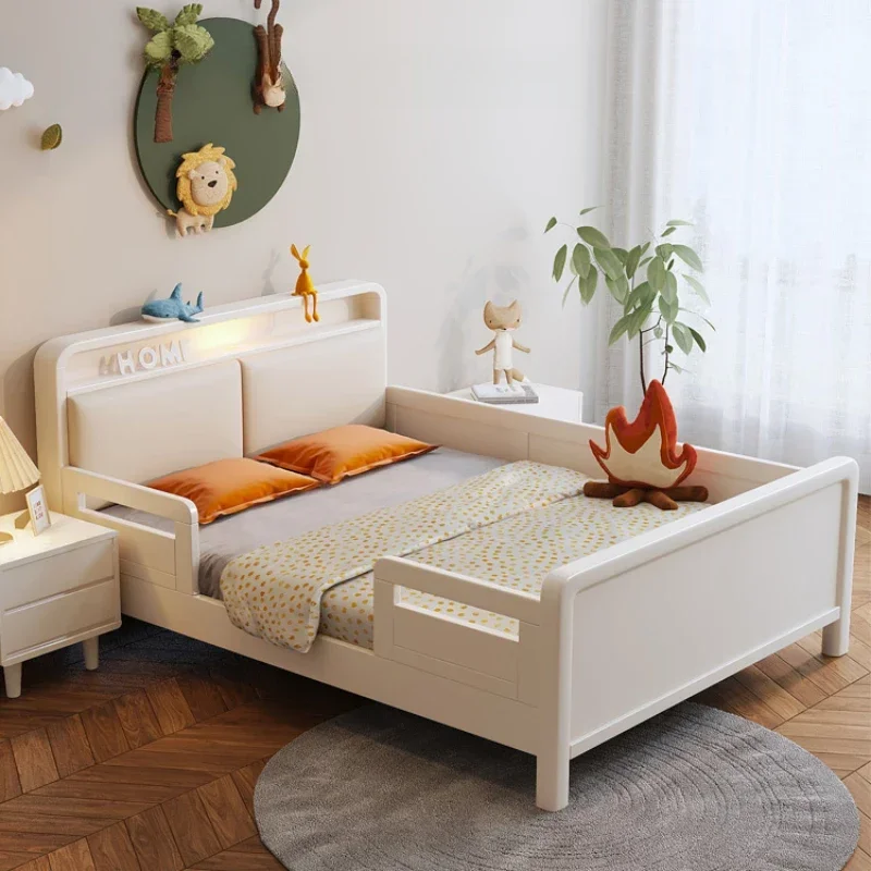 -ForLuxury Bed Children's Individual Girl Child Juvenile Baby Bassinets Toddler Furniture Family Berceau‌ Storage Mother Beds&