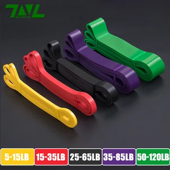 Fascia di resistenza in lattice resistente per esercizi Fascia elastica Forza sportiva Pull Up Assist Band Allenamento Pilates Attrezzature per il fitness