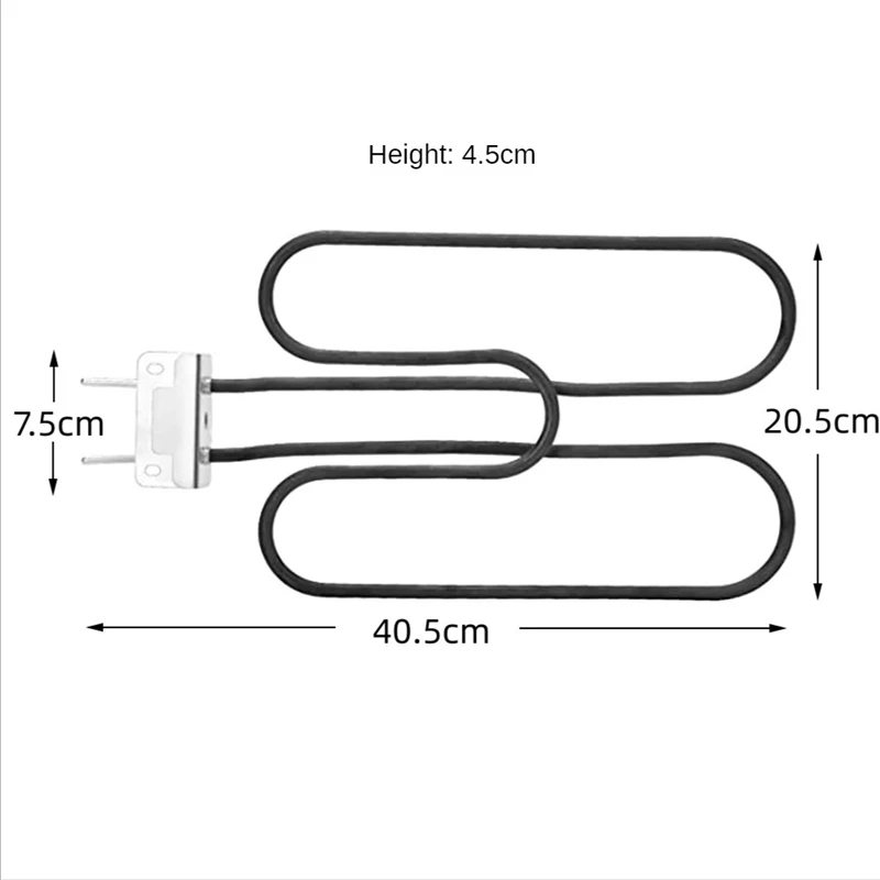 66631 / 65620 Weber Electric Grill Replacement Parts Heating Elements 2200W For Weber Q140 / Q1400 EU Plug