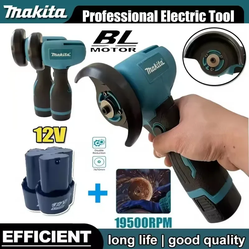 

Аккумуляторная мини-угловая шлифовальная машина Makita, портативная, для полировки и резки, универсальная, для батареи 12В