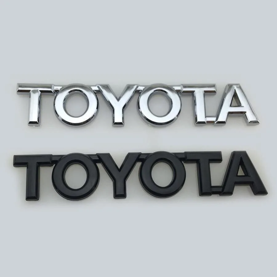 1 قطعة ثلاثية الأبعاد لاصق الشعار الأمتعة شعار لتويوتا GT86 RAV4 كورولا كامري أتمنى كراون ريز حقوق الإنسان أفالون هايلاندر ريز بريوس يارس فيوس