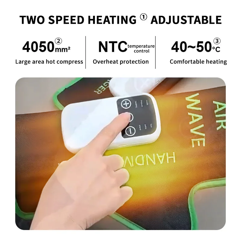 Hand Air Compression Massage Set With Heated Palm Airbag Circulation Massage Relieve Hand Fatigue And Pain For Beauty Salon