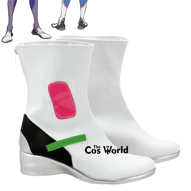 Chaussures de Cosplay personnalisées OW D.VA, 3 Styles, bottes de jeux
