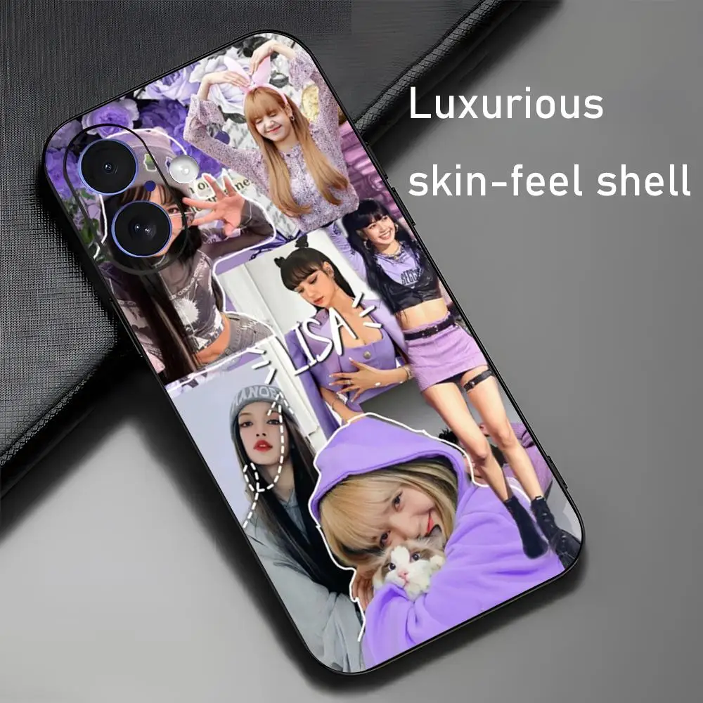 KPOP hot L-Lisa Lalisa Phone Case For iPhone 16 16e 15 14 13 12 11
