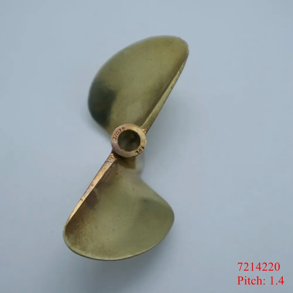 TFL Genuine Parts! 2 Blade Hole Dia 6.35mm*67mm/70mm/72mm  Copper Propeller for RC boat
