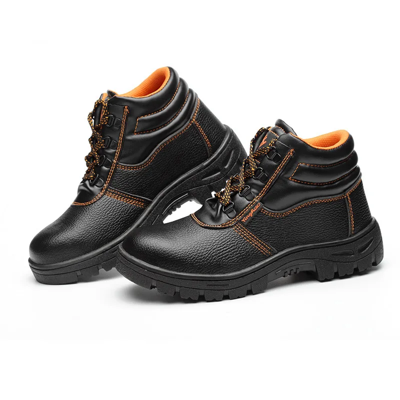 High Top Men Safety Shoes Lightweight Steel Toe Sneakers Man Work Safety Boots Male Construction Work Shoes Protective Footwear