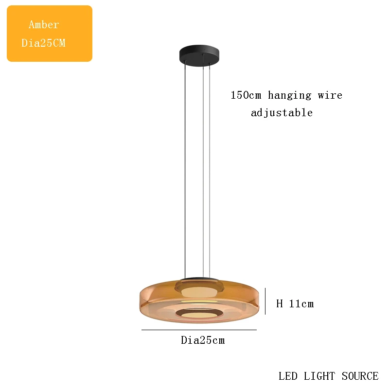 Moderne Led Glas Hanglamp Nordic Keuken Eiland Hanglamp Voor Woonkamer Slaapkamer Winkel Eenvoudige Eettafel Hanglamp