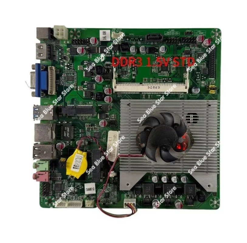 Industrial Control Main Board HY-HM81V10 I35005U I5 5250U Ultra-thin 17 * 17 Second-hand Disassembly Main Board