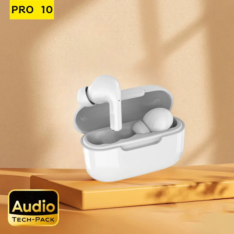 PRO10 TWS Wireless Headphones Earphone Bluetooth-compatible 5.0 Waterproof Headset with Mic for Xiaomi iPhone Pro10 Earbuds