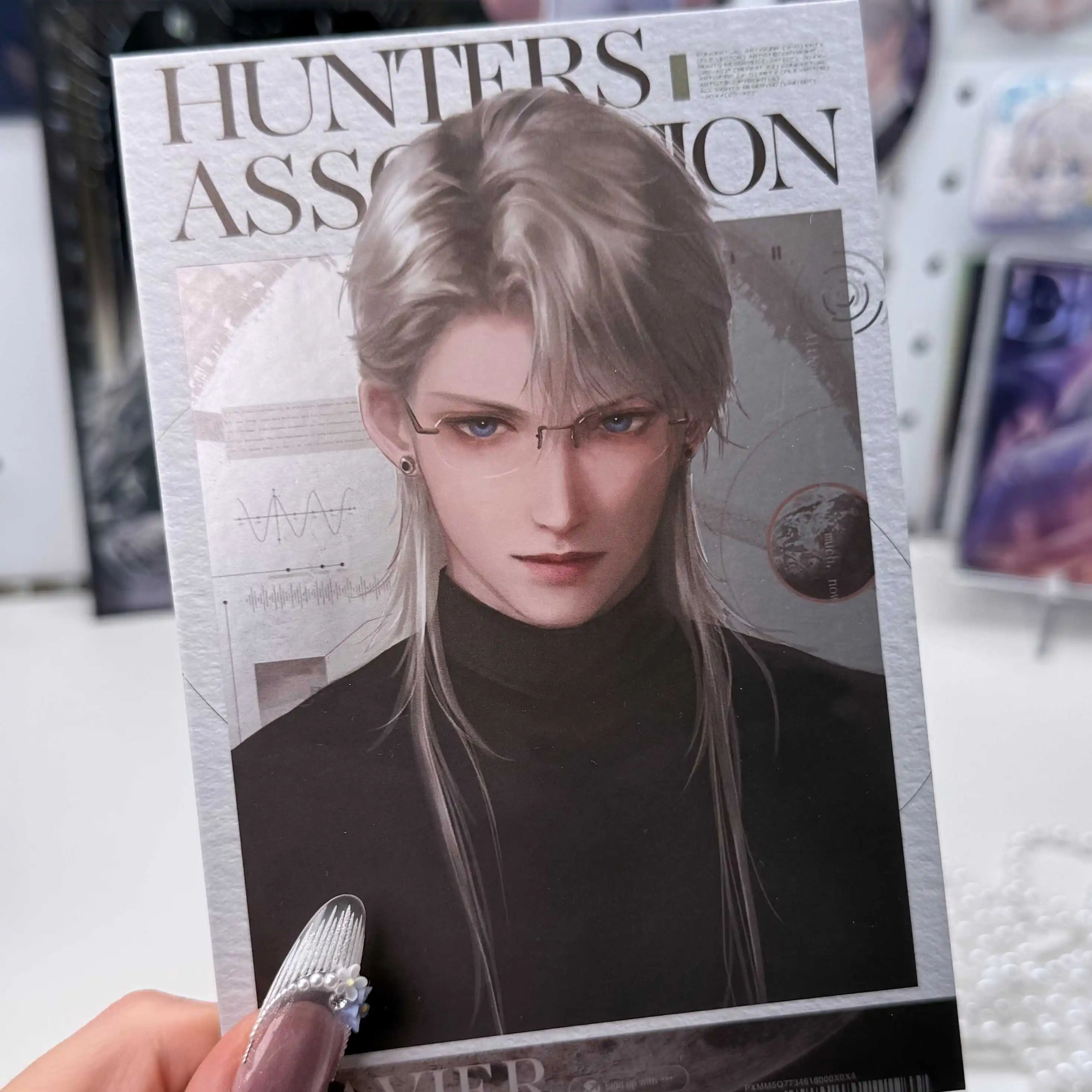 

Anime Love and Deepspace Xavier Cosplay ‌Cartoon Transparent acrylic colored paper Postcard Grating card birthday Gift