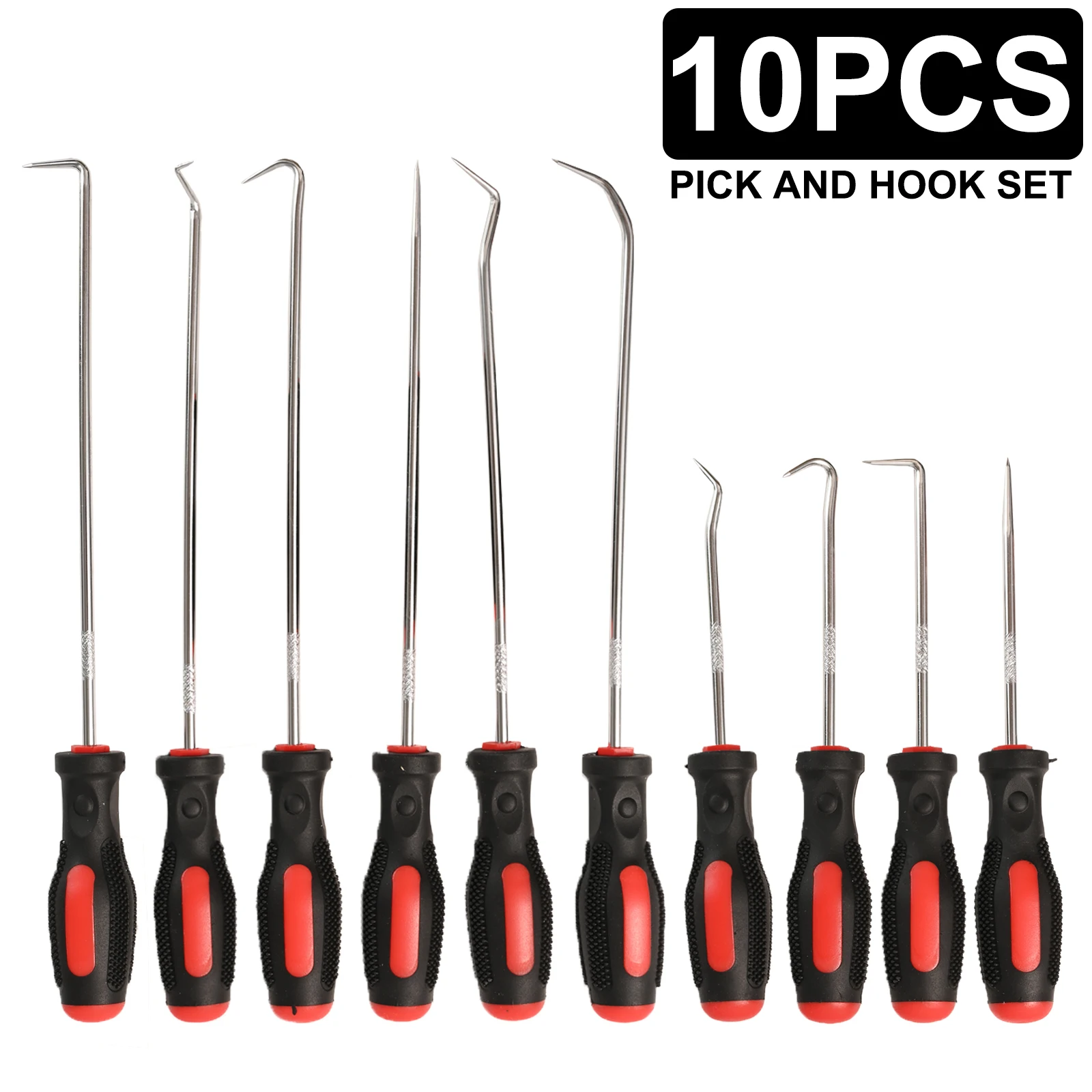 

10pcs Car Pick And Hook Set O Ring Seal Gasket Puller Oring Removal Screwdriver Hand Tool Oil Sealing Auto Vehicle Repair Tools