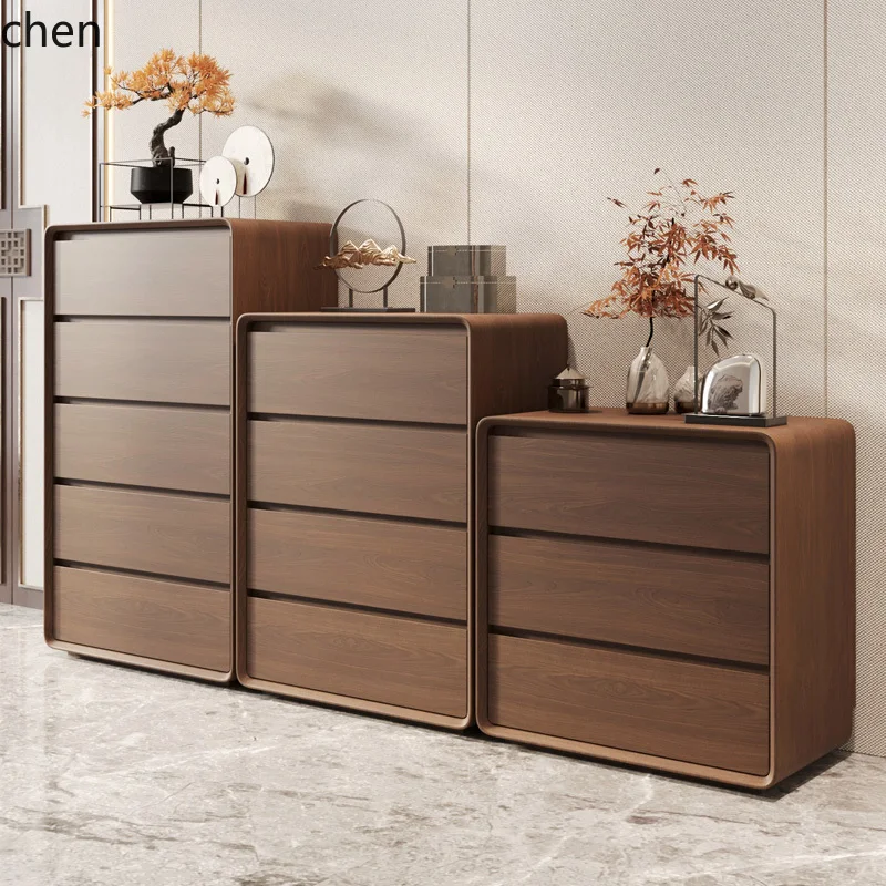 

YXY Solid Wood Bedroom Storage Cabinet Entryway Bedside Cabinet Floor Storage Cabinet
