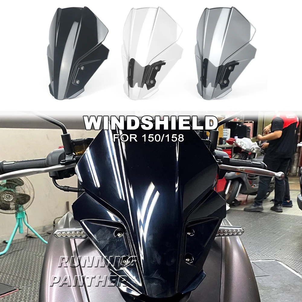 FOR SYM MMBCU 150 MMBCU 158 MMBCU150 MMBCU158 Motorcycle Front Windscreen Windshield Wind Screen Shield Deflector Guard