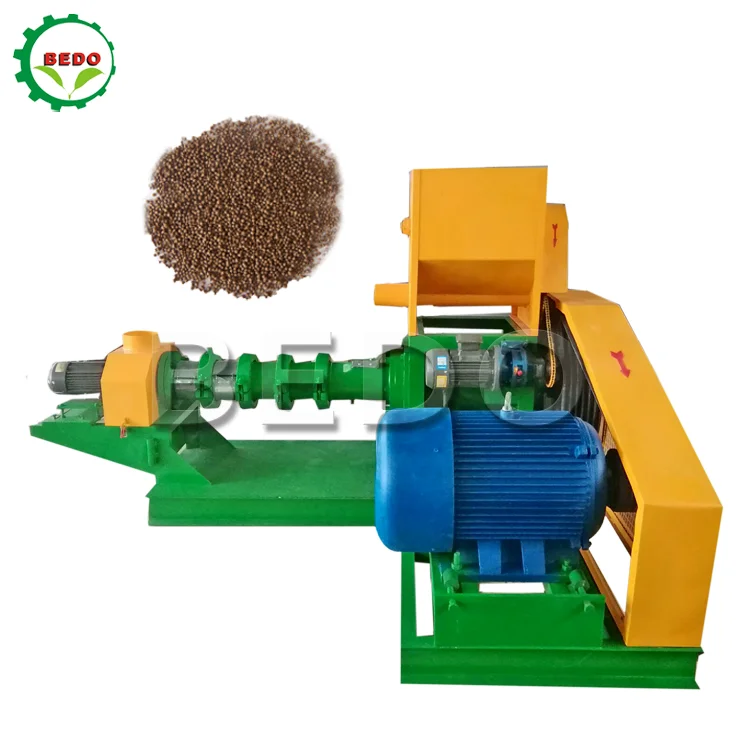 Floating Fish Feed Pellet Mill Machine Making Pet Food Extruder Equipment