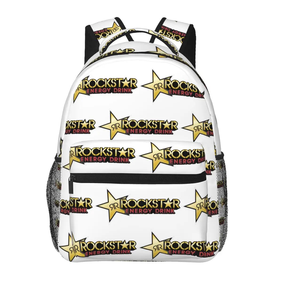 

Rockstar Energy Drink Backpacks Boys Girls Bookbag Children School Bags Cartoon Laptop Rucksack Shoulder Bag Large Capacity