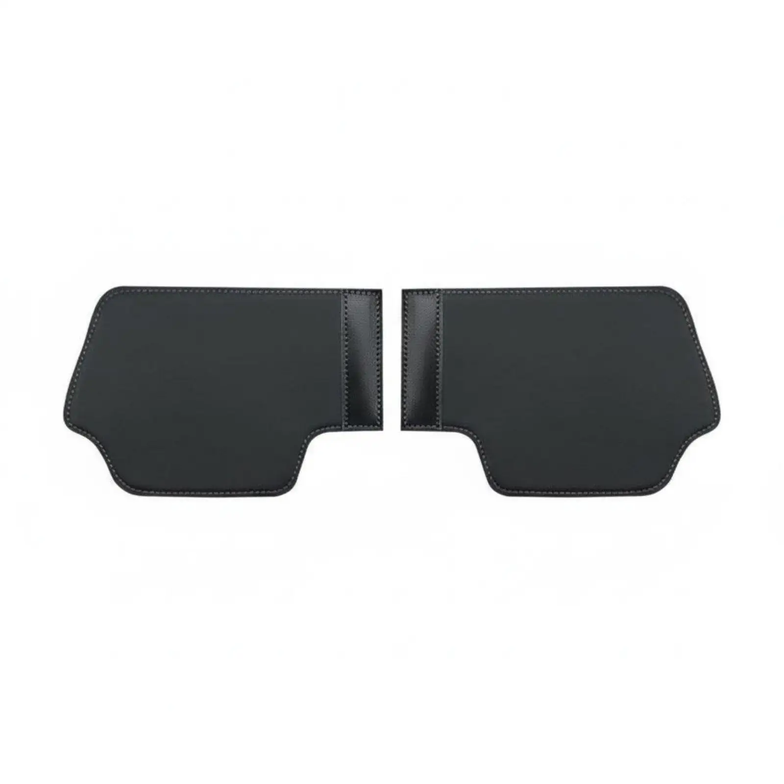Door Handle Cover Thickened Microfiber Leather Car Door Grip Wrap Fit for Electric Compact Sedan Model Y Model