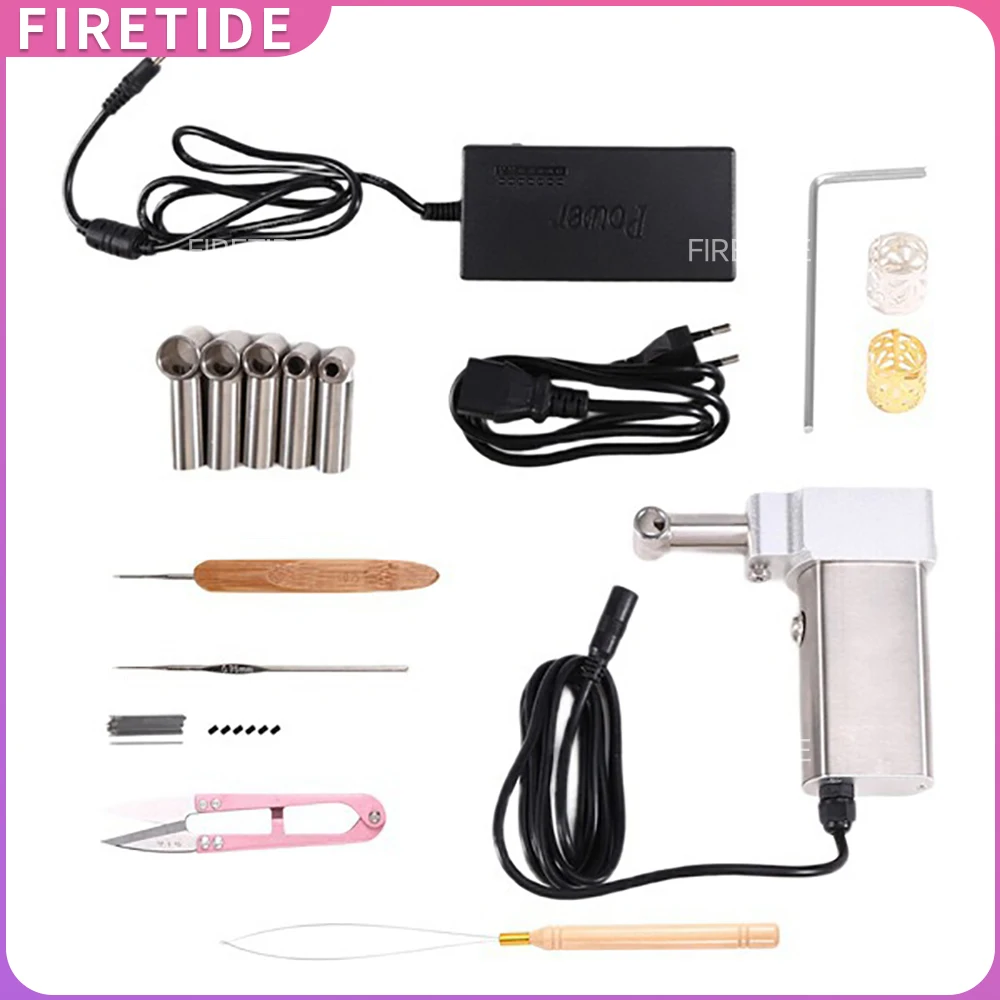 

Машина для изготовления волос с мгновенными дредами. Легкая полуавтоматическая машина для дредов своими руками для длинных человеческих волос.