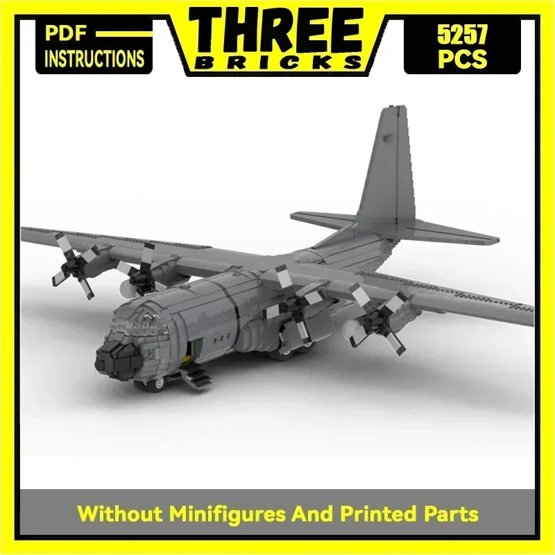 Moc Building Bricks Military Model 1:38 Scale Legacy C-130H Hercules Technology Blocks Gifts Christmas Toys DIY Sets Assembly