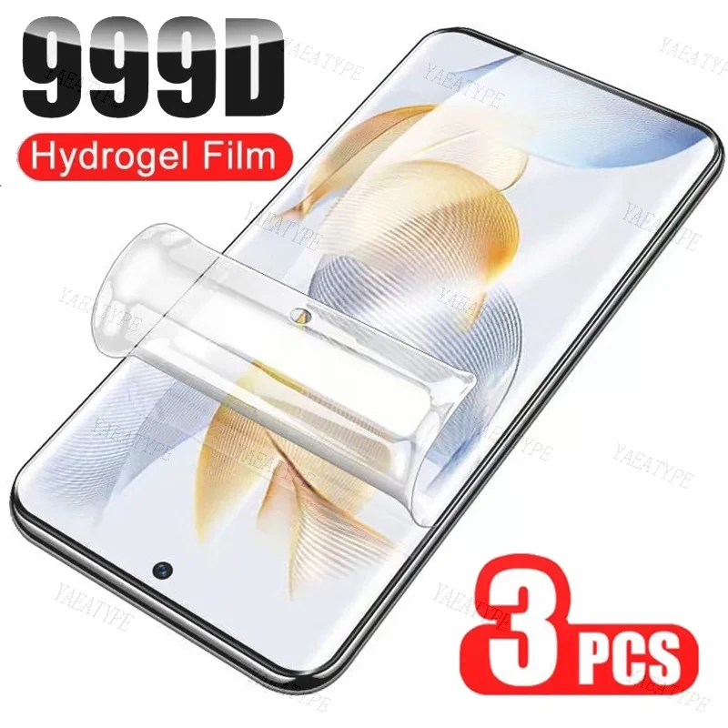 3 قطعة هيدروجيل فيلم ل Tecno Camon 20 رئيس الوزراء 19 Neo 5 جرام البوب 7 6 شرارة 10 برو 10C الذهاب 2023 Pova 3 4 5 Neo 2 حامي الشاشة