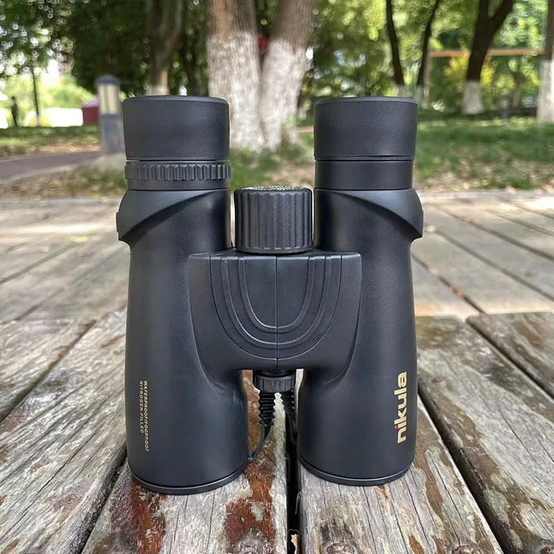 

Binoculars Nikula 10X42 Professional Powerful Telescope Long Range Waterproof Bak4 Camping Hunting Scope Military Compact