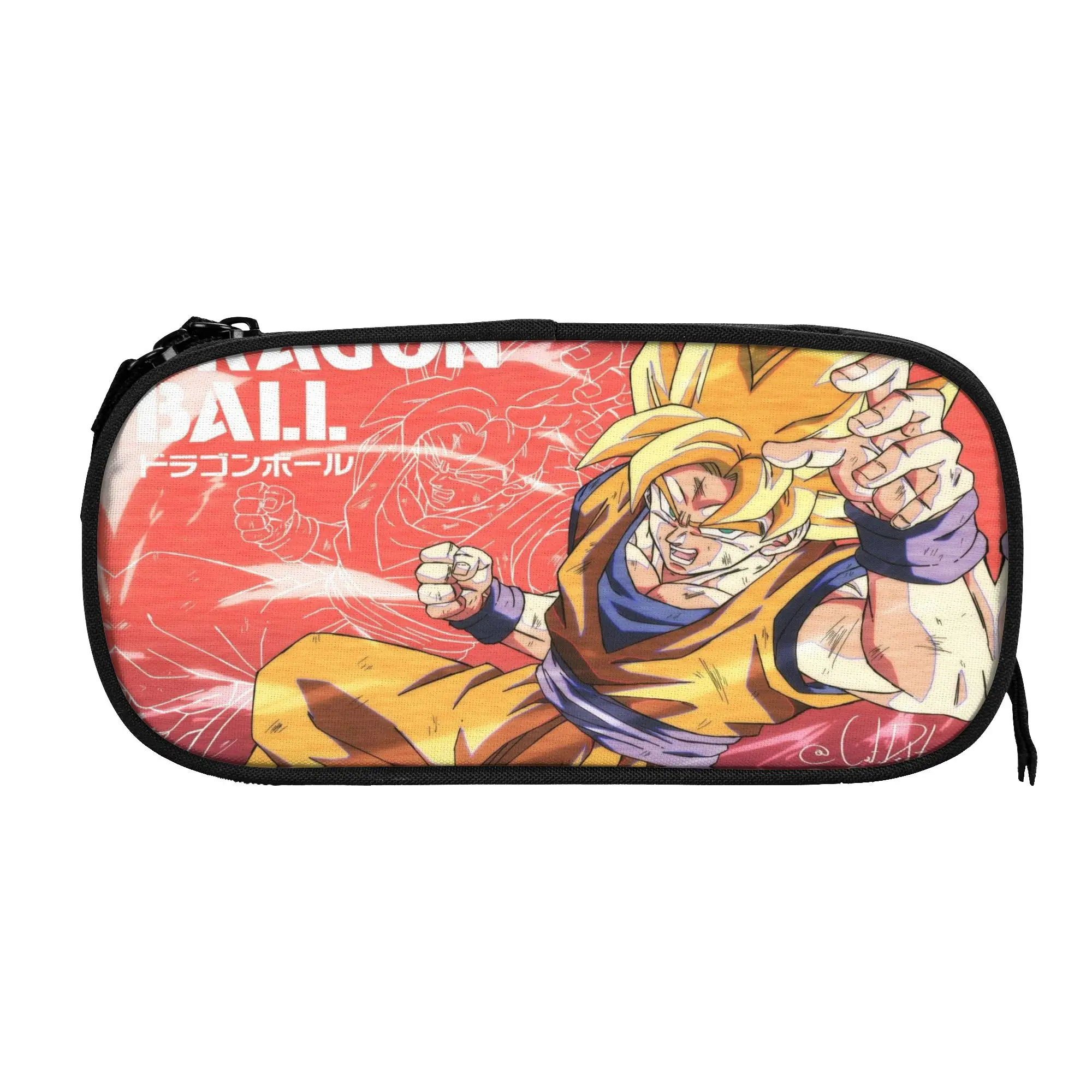 

DBZ dragonballz d-dragon-ball-l Pencil Case New Pen Box Bags Girl Boy Large Storage Students School Zipper Pencilcases