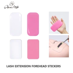 GLAMLASH Forehead Transparent Sticker Lash Pad Silicone False Eyelash Extension Stand Pallet Tray Holder Eyelash Organizer Pad