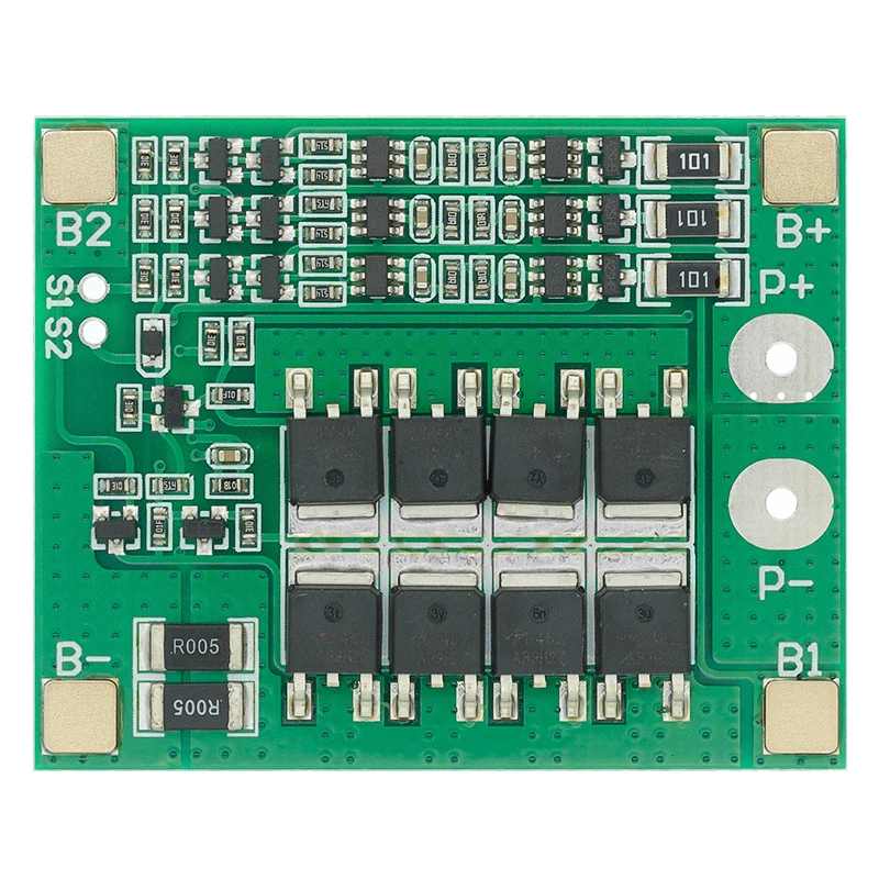 3S 4S 5S Li-ion Lithium Battery 18650 Charger BMS 25A 30A 40A 60A 100A Protection Board with Balance For Drill Motor