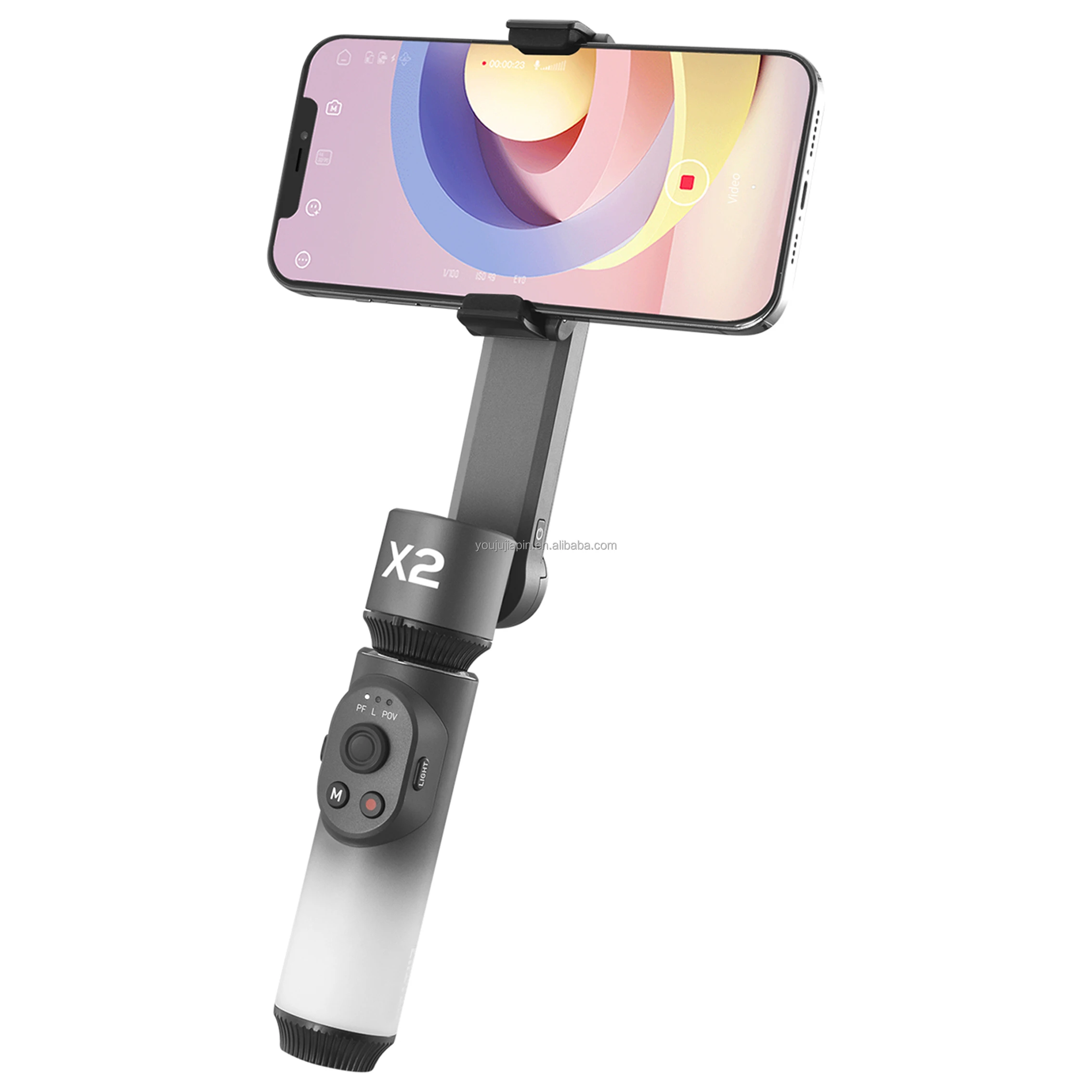 Zhiyun Smooth X2 Combo Phone Gimbal Selfie Stick Flexible Handheld Stabilizer