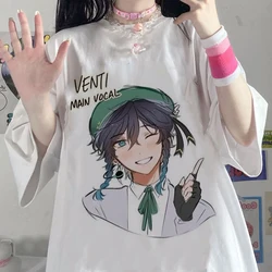 Genすねインパクトのある婦人服,漫画のTシャツ,原宿ファッション,半袖Tシャツ,y2kの服,トップス2023